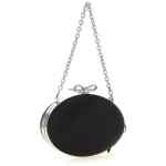 Self-Portrait Clutch Satin Oval