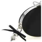 Self-Portrait Clutch Satin Oval