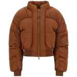 Elisabetta Franchi Down Jacket With Curled Sleeves