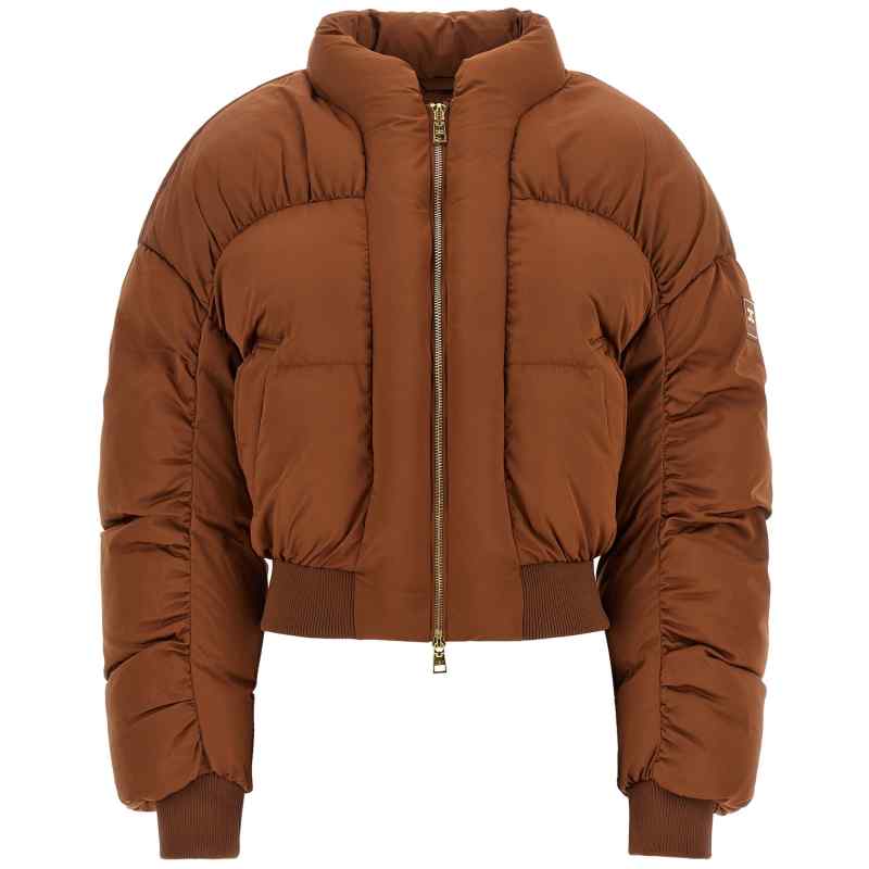 PI96D66E2FK3_01_M_2026-08-26T09-19-45.145Z Elisabetta Franchi Down Jacket With Curled Sleeves