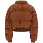 Elisabetta Franchi Down Jacket With Curled Sleeves