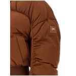 Elisabetta Franchi Down Jacket With Curled Sleeves