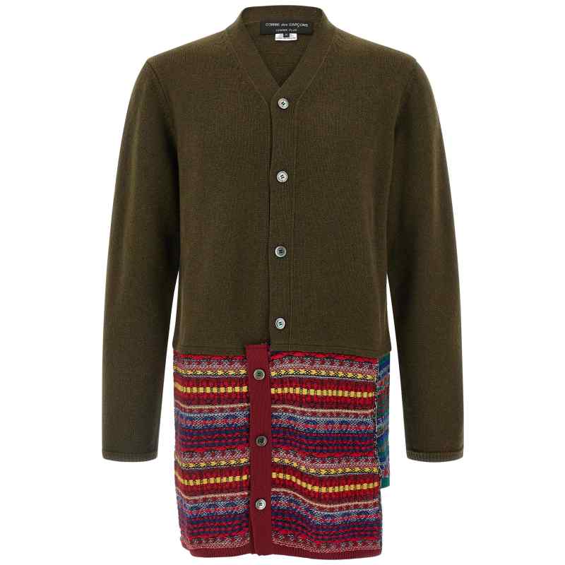 PPN0031_01_M_2025-09-05T07-48-46.06Z Comme Des Garçons Homme Plus Jacquard Insert Cardigan