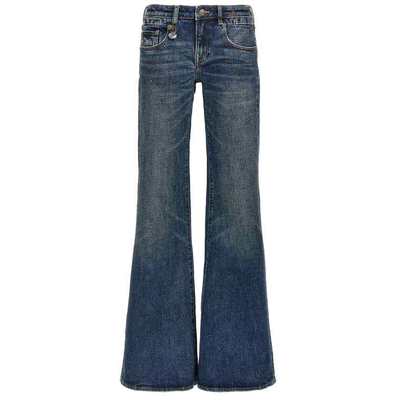 R13WD142D275AMIREBLUESTRETCH_01_M_2025-01-21T07-28-19.699Z R13 Overflow Boy Flare Jeans