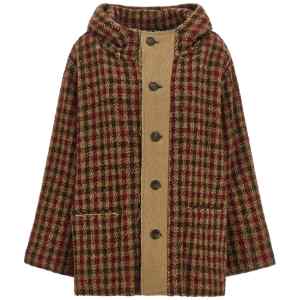 R13 Houndstooth Check Jacket