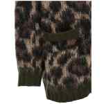 R13 Animal Print Cardigan