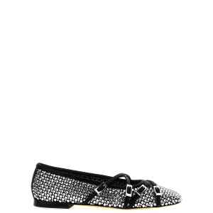 Mach & Mach Crystal Net Ballet Flats