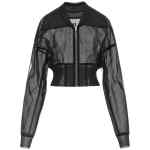 Rick Owens Dracucollar Cropped Bomber Jacket