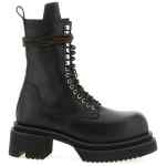 Rick Owens Lace Up Bogun Combat Boots