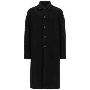 Rick Owens Buttoned Brad Coat