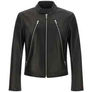 Maison Margiela 5-zip Leather Jacket