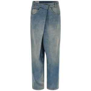 Maison Margiela Wrap Asymmetric Closure Jeans