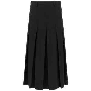 Mm6 Maison Margiela Overlapping Pleated Skirt
