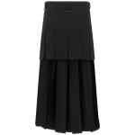 Mm6 Maison Margiela Overlapping Pleated Skirt