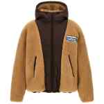 Dsquared2 Teddy Reversible Jacket With Logo Patch