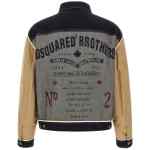 Dsquared2 Two-material Denim Jacket