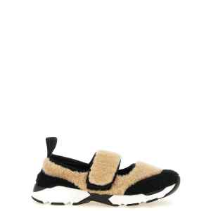 Marni Mary Jane Fur Sneakers