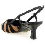 Stuart Weitzman Vinnie Pony Hair Slingbacks