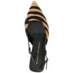 Stuart Weitzman Vinnie Pony Hair Slingbacks