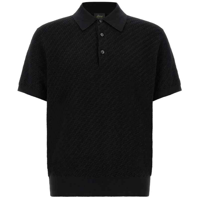 UMR20OPAK221000_01_M_2026-08-03T09-07-14.543Z Brioni Trama Weaving Polo