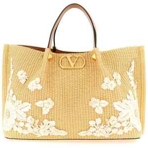 Shopping Valentino Garavani Medium Raffia