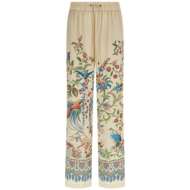 Etro Flora And Fauna Printed Trousers