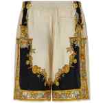 Versace Coral Theatre Print Bermuda Shorts
