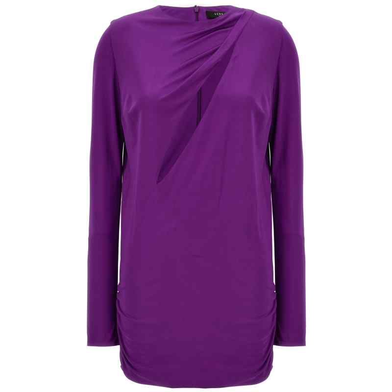 10100431A005721LD60_1_M1_2026-09-04T08-35-52.97Z Versace Cut Out Jersey Dress