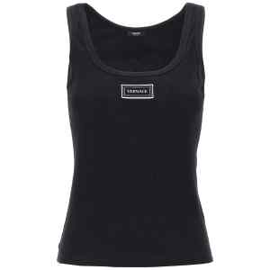 Versace 90s Vintage Logo Tank Top