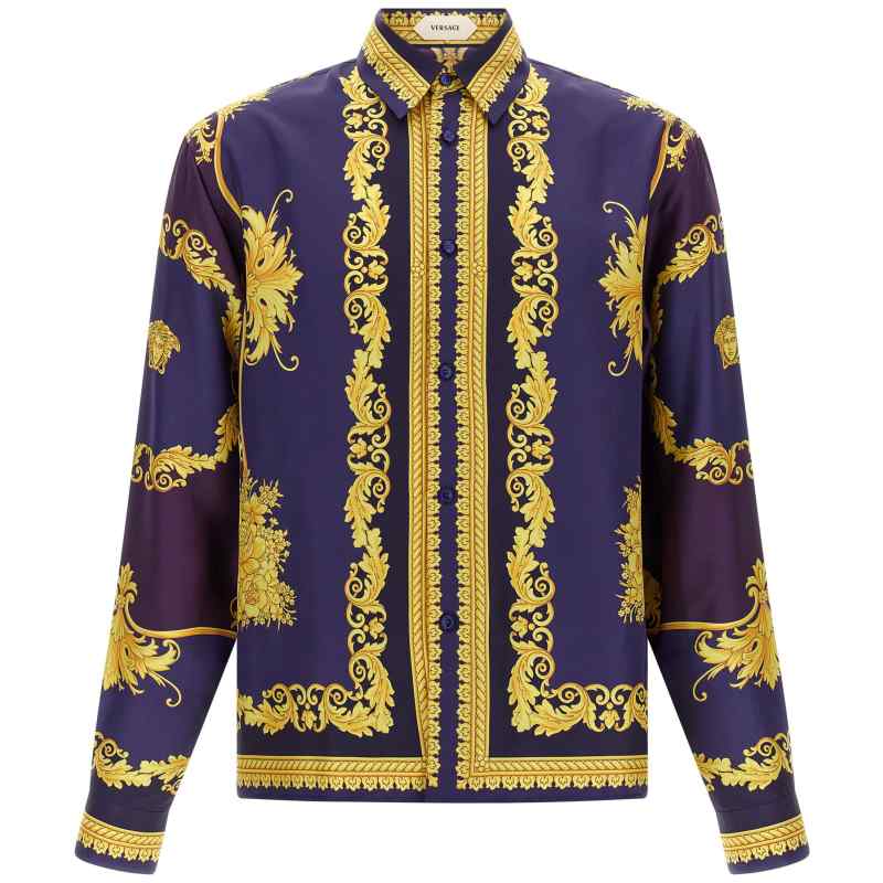 10245201A192545UL30_01_M_2026-07-31T08-42-17.628Z Versace New Barocco Twill Shirt