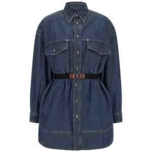 Versace Chambray Denim Dress