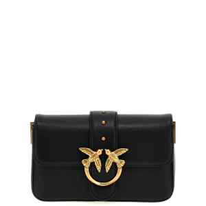 Pinko Mini Love Slouchy Shoulder Bag
