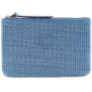 Pinko Raffia Clutch