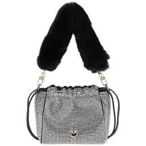 Pinko Rhinestone Bucket Bag