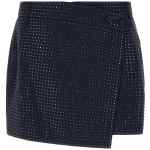 Pinko Soave Skirt With Rhinestones