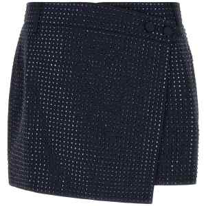 Pinko Soave Skirt With Rhinestones
