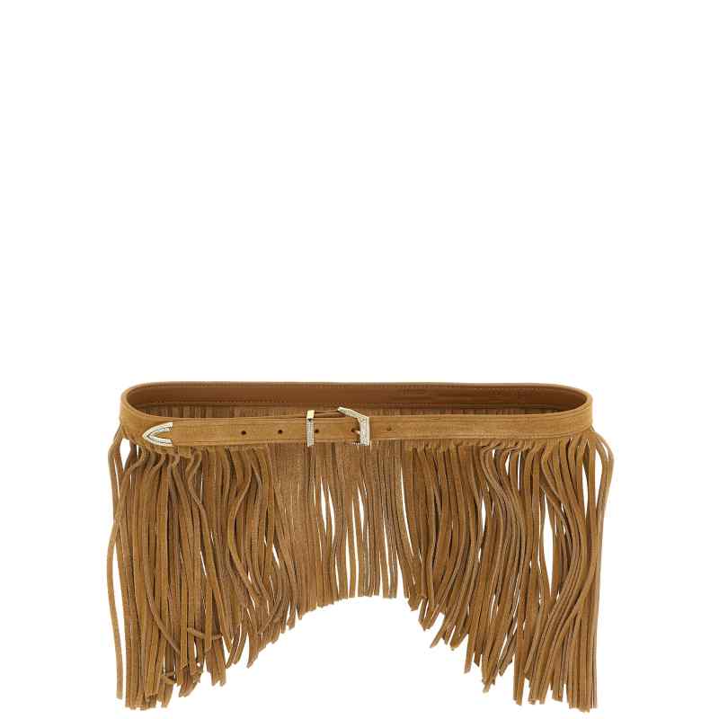 107760A0F6L39Y_01_M_2026-09-17T08-13-21.717Z Pinko Con Frange Suede Belt