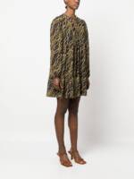 Mmk Printed midi dress