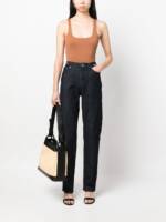 Mmk Cropped denim jeans
