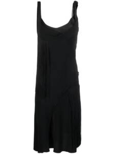 Victoria Beckham Asymmetric fringe mini dress