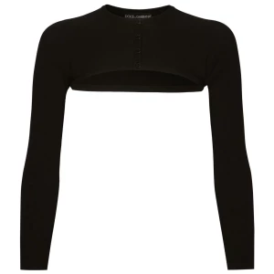 Dolce & Gabbana cropped button-fastening cardigan