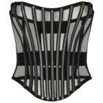 Dolce & Gabbana Tulle corset belt with boning