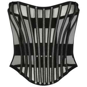 Dolce & Gabbana Tulle corset belt with boning