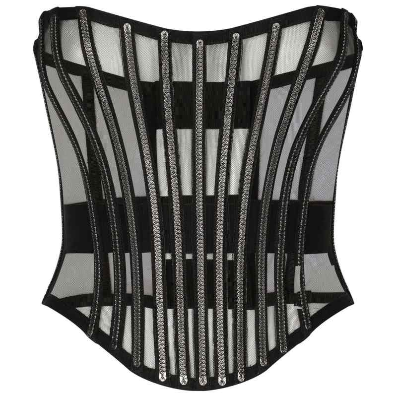 110080689-33s-dolcegabbanafashion-fb368aflmfbn0000 Dolce & Gabbana Tulle corset belt with boning