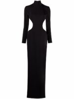 Monot PRE high neck evening dress
