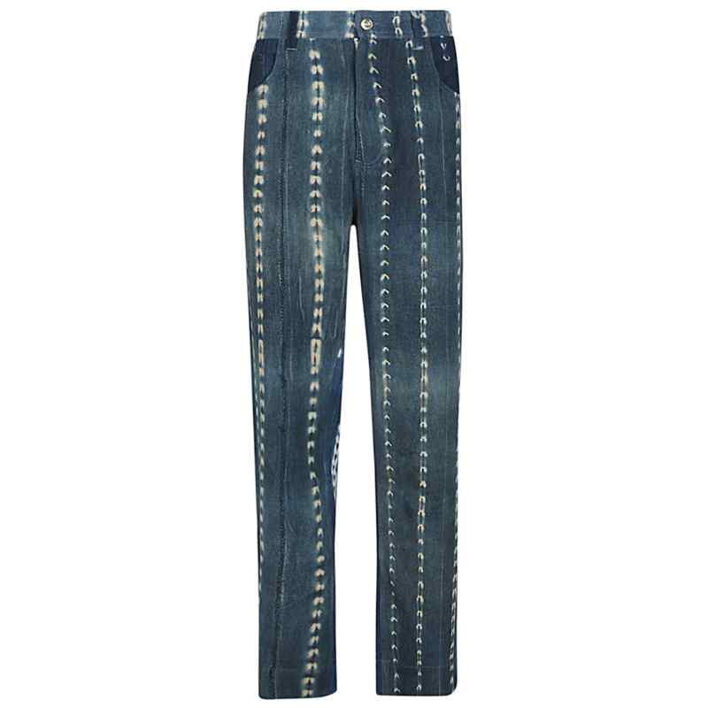 Wales Bonner Miles tie-dye denim jeans