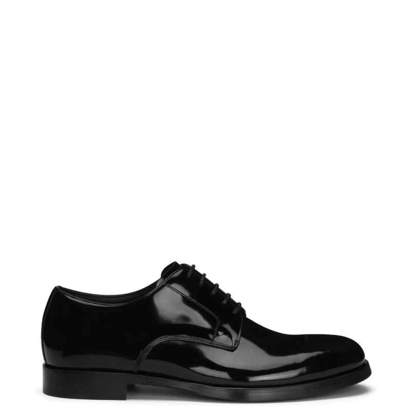 110124355-fw23-dolcegabbanapre-a10793a103780999 Dolce & Gabbana leather derby shoes