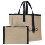 Ferragamo logo-embossed leather tote bag