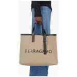 Ferragamo logo-embossed leather tote bag