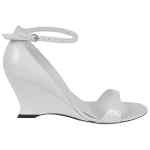 Ferragamo leather adjustable wedge sandals